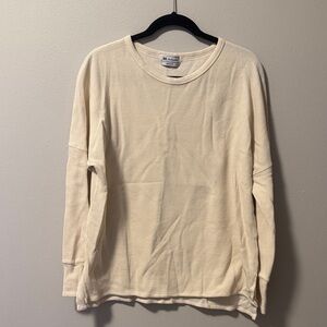 Be Active Cream Long Sleeve Top